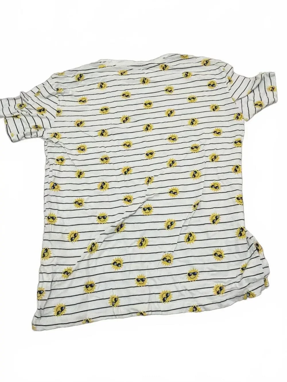 Old Navy Kids White T-Shirt with Sunglasses Sunflower Print XXL Plus